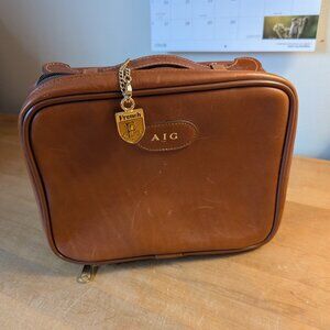 Vintage Monogrammed Toiletries Case